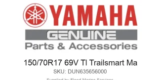 150/70R17 69V Tl Trailsmart Ma - Genuine Yamaha Product available at Flood Marine