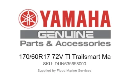 170/60R17 72V Tl Trailsmart Ma - Genuine Yamaha Product available at Flood Marine