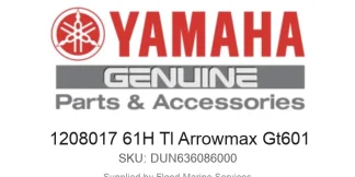1208017 61H Tl Arrowmax Gt601 - Genuine Yamaha Product available at Flood Marine