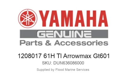 1208017 61H Tl Arrowmax Gt601 - Genuine Yamaha Product available at Flood Marine