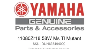 11080Zr18 58W Ms Tl Mutant - Genuine Yamaha Product available at Flood Marine