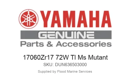 17060Zr17 72W Tl Ms Mutant - Genuine Yamaha Product available at Flood Marine