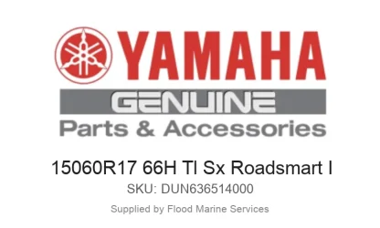 15060R17 66H Tl Sx Roadsmart I - Genuine Yamaha Product available at Flood Marine