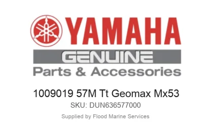 1009019 57M Tt Geomax Mx53 - Genuine Yamaha Product available at Flood Marine