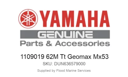 1109019 62M Tt Geomax Mx53 - Genuine Yamaha Product available at Flood Marine