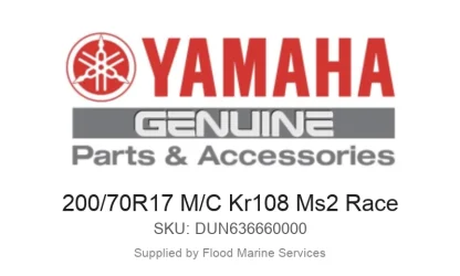 200/70R17 M/C Kr108 Ms2 Race - Genuine Yamaha Product available at Flood Marine