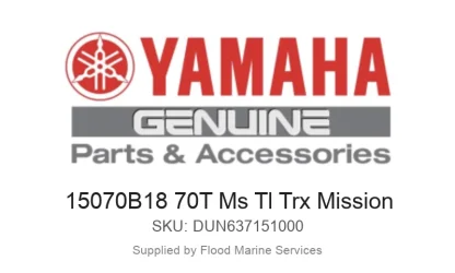 15070B18 70T Ms Tl Trx Mission - Genuine Yamaha Product available at Flood Marine