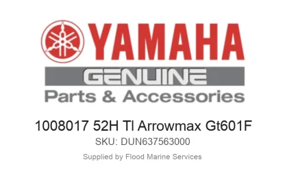 1008017 52H Tl Arrowmax Gt601F - Genuine Yamaha Product available at Flood Marine