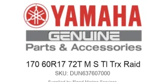 170 60R17 72T M S Tl Trx Raid - Genuine Yamaha Product available at Flood Marine