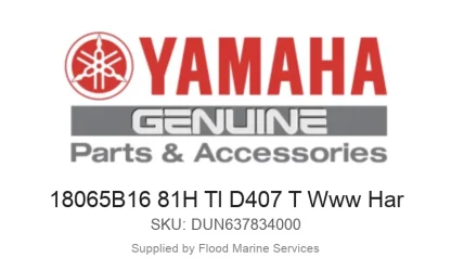 18065B16 81H Tl D407 T Www Har - Genuine Yamaha Product available at Flood Marine