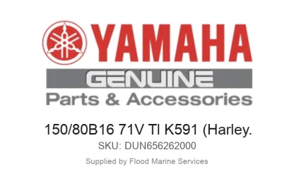 150/80B16 71V Tl K591 (Harley. - Genuine Yamaha Product available at Flood Marine