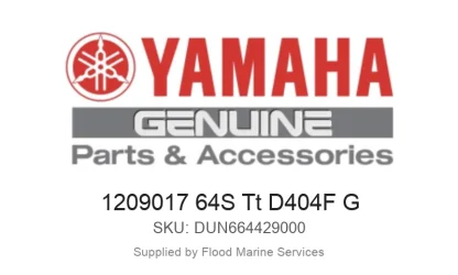 1209017 64S Tt D404F G - Genuine Yamaha Product available at Flood Marine