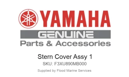 Stern Cover Assy 1 - Genuine Yamaha Product available at Flood Marine