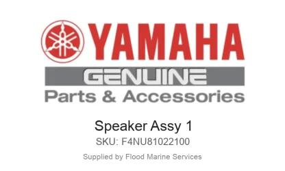 Speaker Assy 1 - Genuine Yamaha Product available at Flood Marine