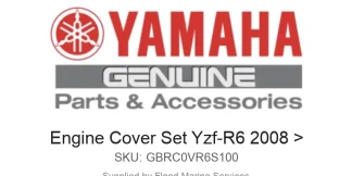 Engine Cover Set Yzf-R6 2008 > - Genuine Yamaha Product available at Flood Marine