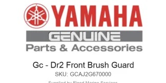 Gc - Dr2 Front Brush Guard - Genuine Yamaha Product available at Flood Marine