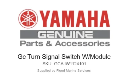 Gc Turn Signal Switch W/Module - Genuine Yamaha Product available at Flood Marine