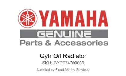 Gytr Oil Radiator - Genuine Yamaha Product available at Flood Marine