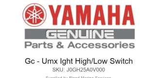 Gc - Umx Ight High/Low Switch - Genuine Yamaha Product available at Flood Marine