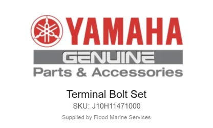 Terminal Bolt Set - Genuine Yamaha Product available at Flood Marine