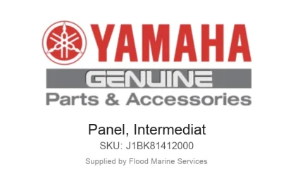 Panel, Intermediat - Genuine Yamaha Product available at Flood Marine