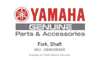 Fork, Shaft - Genuine Yamaha Product available at Flood Marine