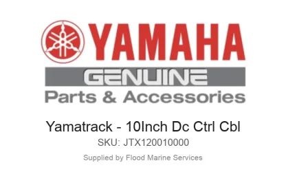 Yamatrack - 10Inch Dc Ctrl Cbl - Genuine Yamaha Product available at Flood Marine