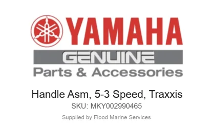 Handle Asm, 5-3 Speed, Traxxis - Genuine Yamaha Product available at Flood Marine