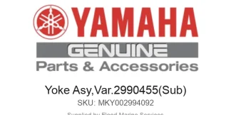 Yoke Asy,Var.2990455(Sub) - Genuine Yamaha Product available at Flood Marine