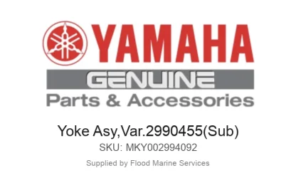 Yoke Asy,Var.2990455(Sub) - Genuine Yamaha Product available at Flood Marine