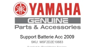 Support Batterie Acc 2009 - Genuine Yamaha Product available at Flood Marine
