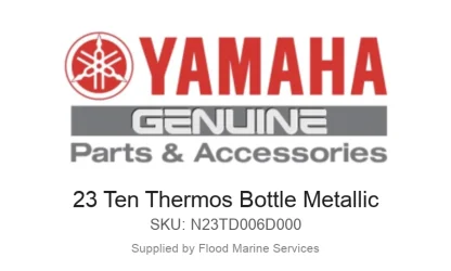 23 Ten Thermos Bottle Metallic - Genuine Yamaha Product available at Flood Marine
