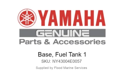 Base, Fuel Tank 1 - Genuine Yamaha Product available at Flood Marine