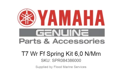 T7 Wr Ff Spring Kit 6,0 N/Mm - Genuine Yamaha Product available at Flood Marine
