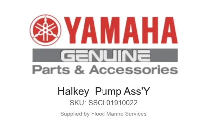 Halkey  Pump Ass'Y - Genuine Yamaha Product available at Flood Marine