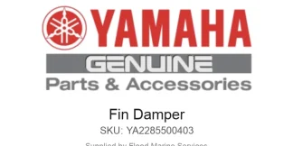 Fin Damper - Genuine Yamaha Product available at Flood Marine