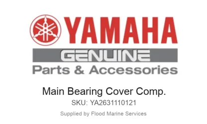 Main Bearing Cover Comp. - Genuine Yamaha Product available at Flood Marine