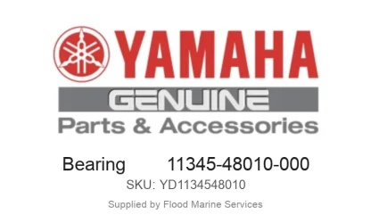 Bearing        11345-48010-000 - Genuine Yamaha Product available at Flood Marine