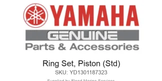 Ring Set, Piston (Std) - Genuine Yamaha Product available at Flood Marine