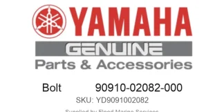 Bolt           90910-02082-000 - Genuine Yamaha Product available at Flood Marine
