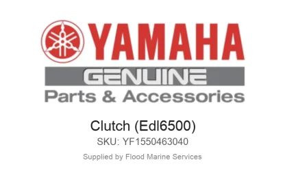 Clutch (Edl6500) - Genuine Yamaha Product available at Flood Marine