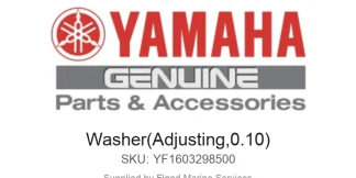 Washer(Adjusting,0.10) - Genuine Yamaha Product available at Flood Marine