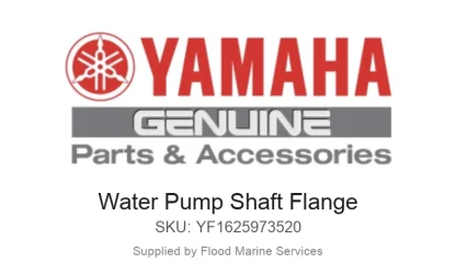 Water Pump Shaft Flange - Genuine Yamaha Product available at Flood Marine
