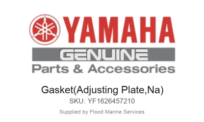 Gasket(Adjusting Plate,Na) - Genuine Yamaha Product available at Flood Marine