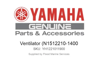 Ventilator (N1512210-1400 - Genuine Yamaha Product available at Flood Marine