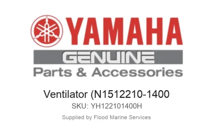 Ventilator (N1512210-1400 - Genuine Yamaha Product available at Flood Marine
