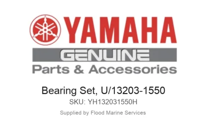 Bearing Set, U/13203-1550 - Genuine Yamaha Product available at Flood Marine