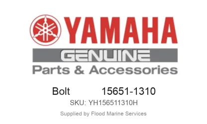 Bolt           15651-1310 - Genuine Yamaha Product available at Flood Marine