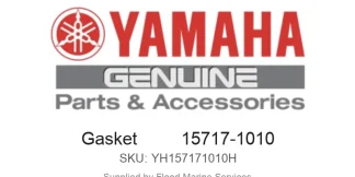 Gasket         15717-1010 - Genuine Yamaha Product available at Flood Marine