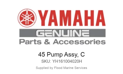 45 Pump Assy, C - Genuine Yamaha Product available at Flood Marine